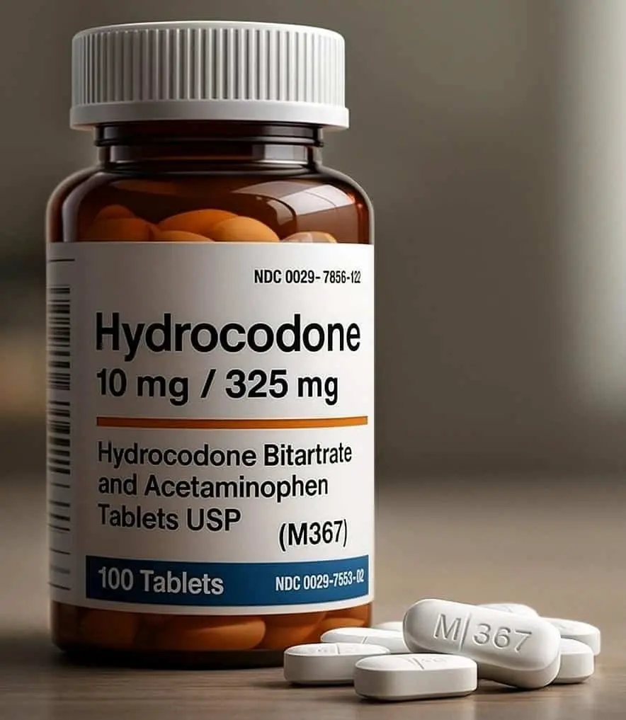 Hydrocodone 10mg M367